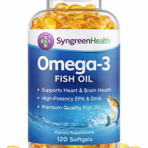 SyngreenHealth Omega-3 Fish Oil Capsules